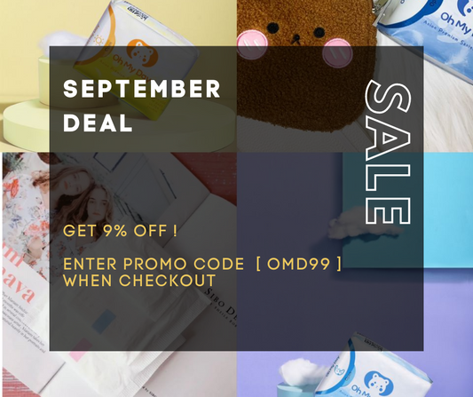 🌈SEPTEMBER DEAL🌈 ~ GET 9% DISCOUNT OFF FOR ALL THE ORDER ~